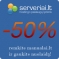 50% nuolaida perkant serveriai.lt paslaugas 
